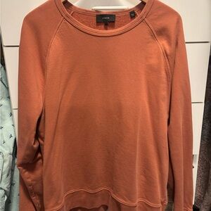 Vince Orange Sweatshirt